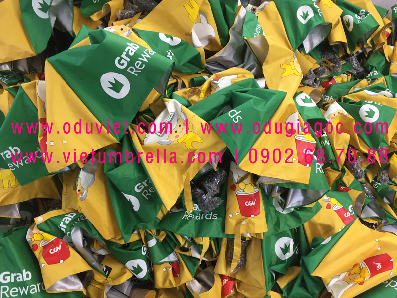 xưởng sản xuất ô dù cầm tay in logo quảng cáo